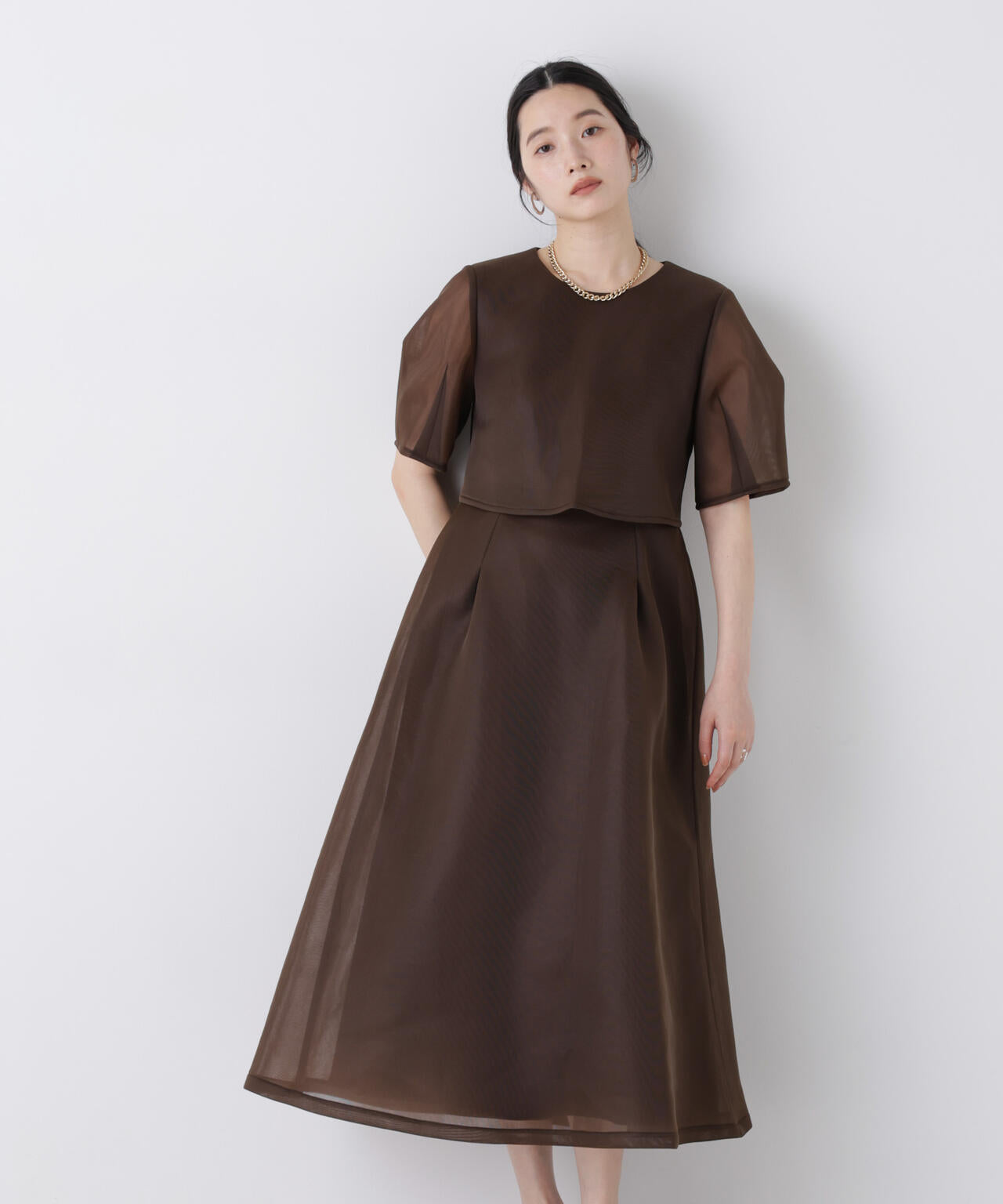 kaene/シアードッキングワンピース 6716119019