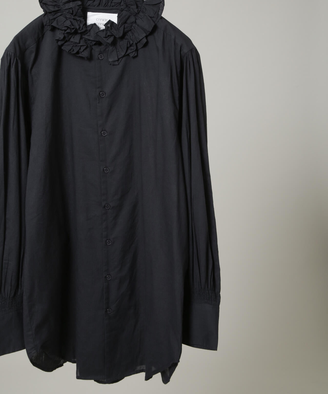 crinkle crinkle crinkle/cotton frill coller shirts 6716120003