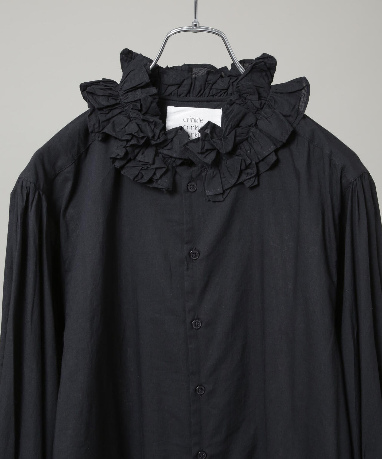 crinkle crinkle crinkle/cotton frill coller shirts 6716120003