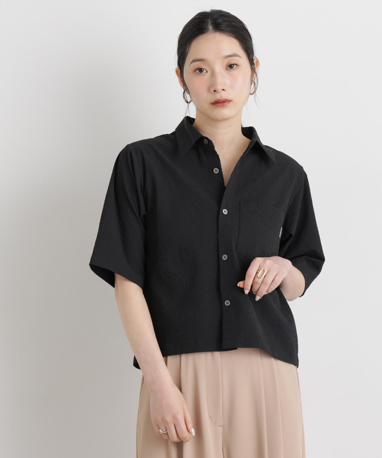 THOUSAND MILE/SEERSUCKER SHIRT(セットアップ可) 6716121008