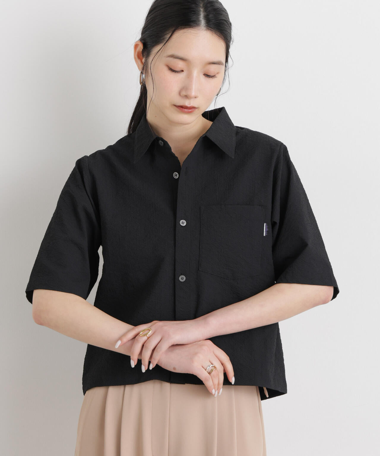 THOUSAND MILE/SEERSUCKER SHIRT(セットアップ可) 6716121008