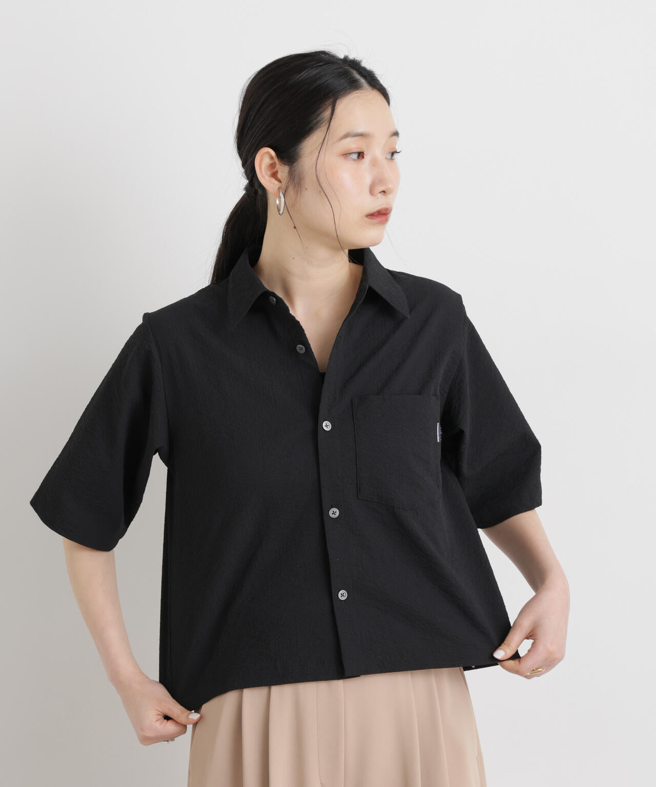 THOUSAND MILE/SEERSUCKER SHIRT(セットアップ可) 6716121008