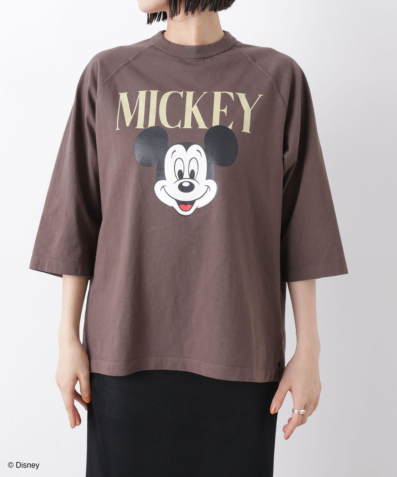 GOOD ROCK SPEED/ Mickey / 7/S T-Shirt Brown 6716124018