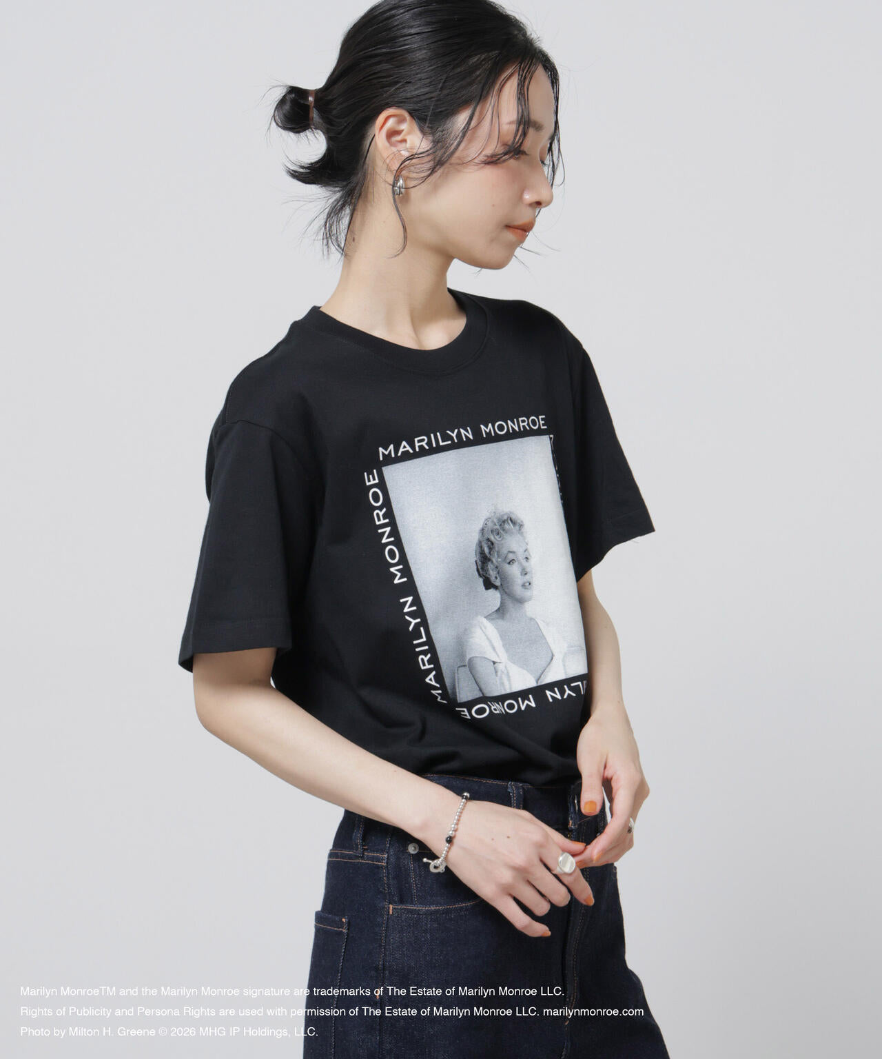 GOOD ROCK SPEED/ MarilynMonroe / Tshirts Black 6716124023