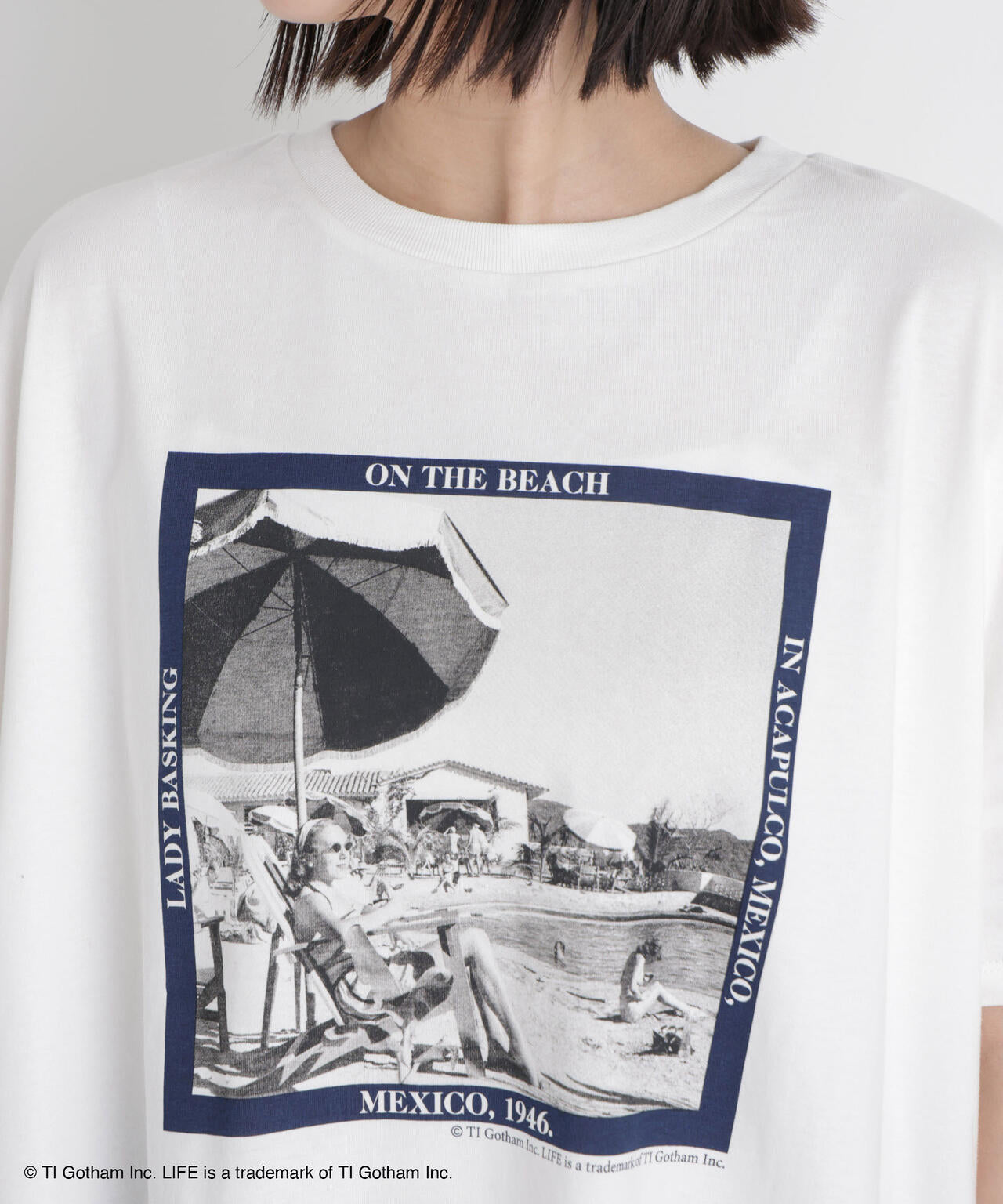 GOOD ROCK SPEED/LIFE PICTURE COLLECTION Big Tshirts White 6716124026