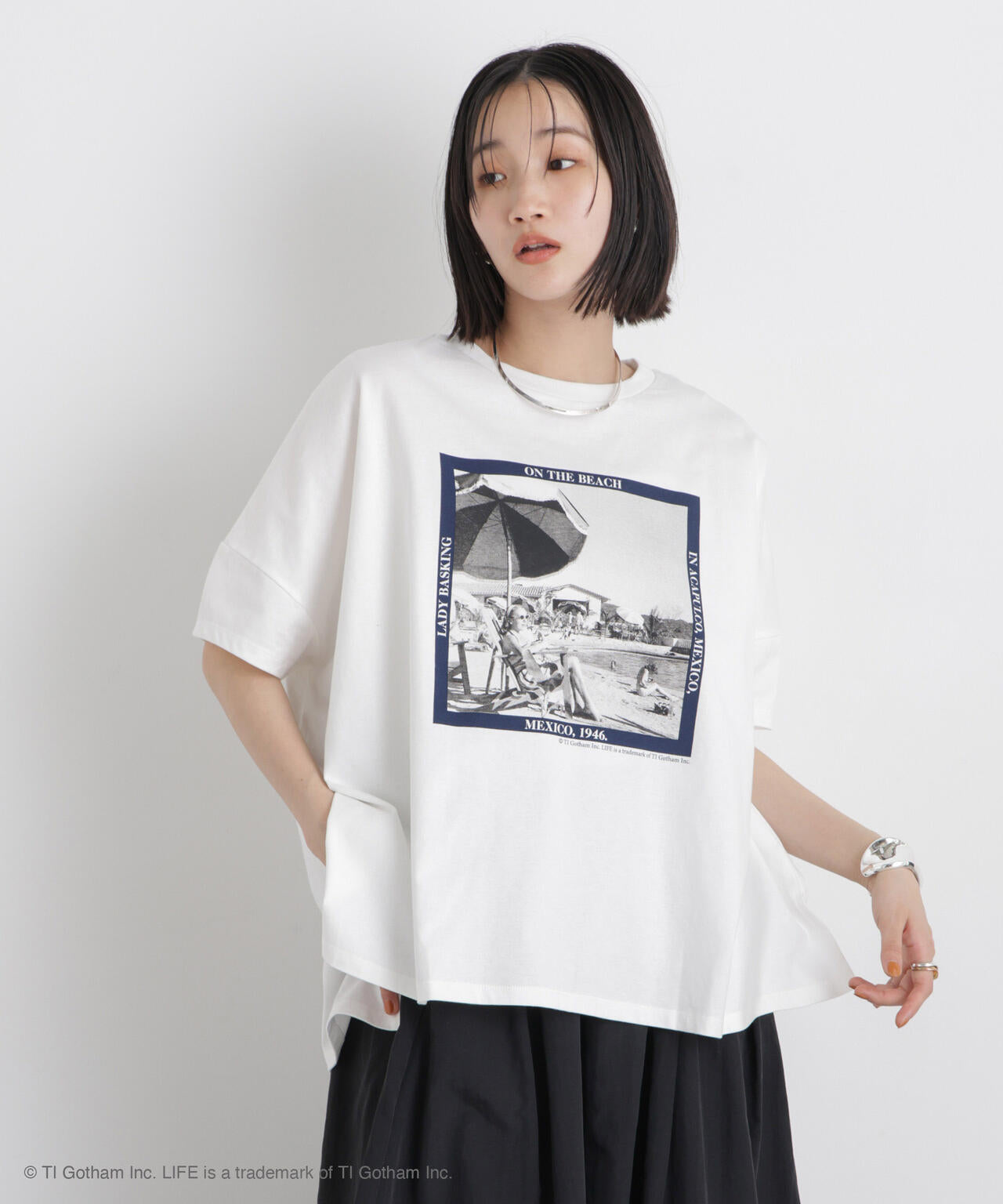 GOOD ROCK SPEED/LIFE PICTURE COLLECTION Big Tshirts White 6716124026