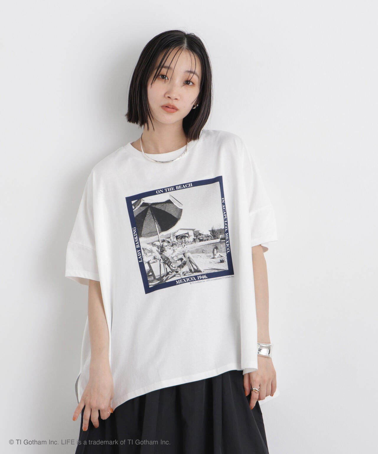 GOOD ROCK SPEED/LIFE PICTURE COLLECTION Big Tshirts White 6716124026