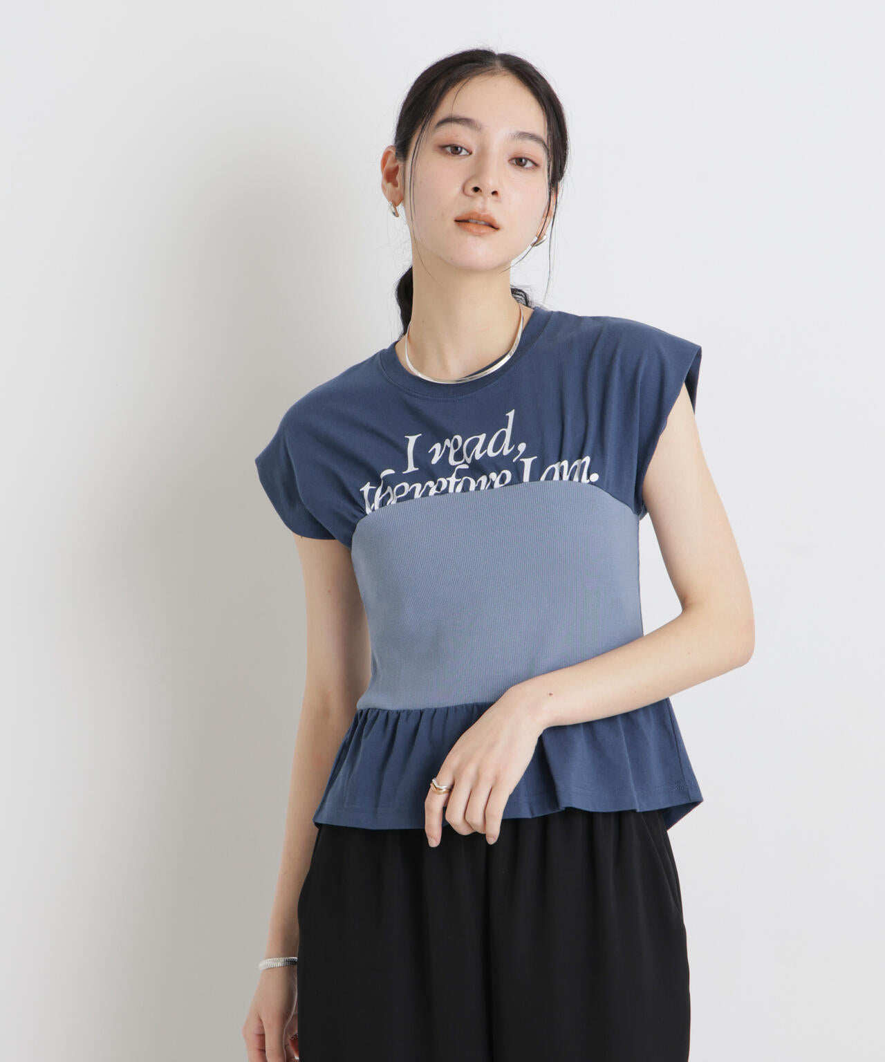 BOOKCLUB/別注 Bustier T shirts 6716124030