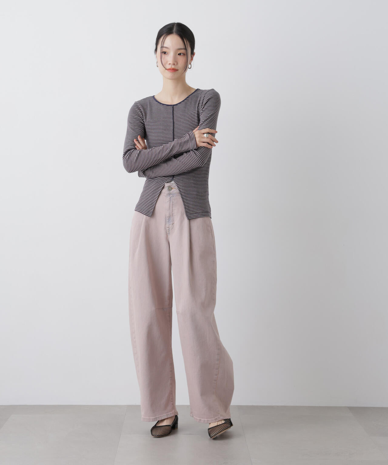 SOMETHING/HANA TUCK CURVE TAPERED 6716127009
