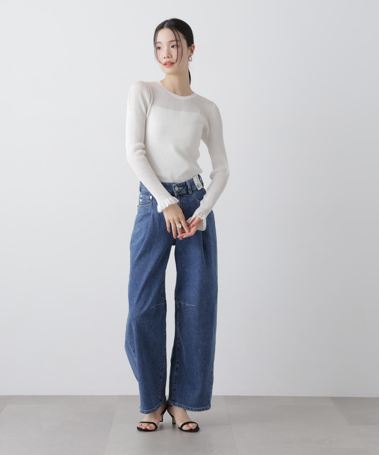 SOMETHING/HANA TUCK CURVE TAPERED 6716127009