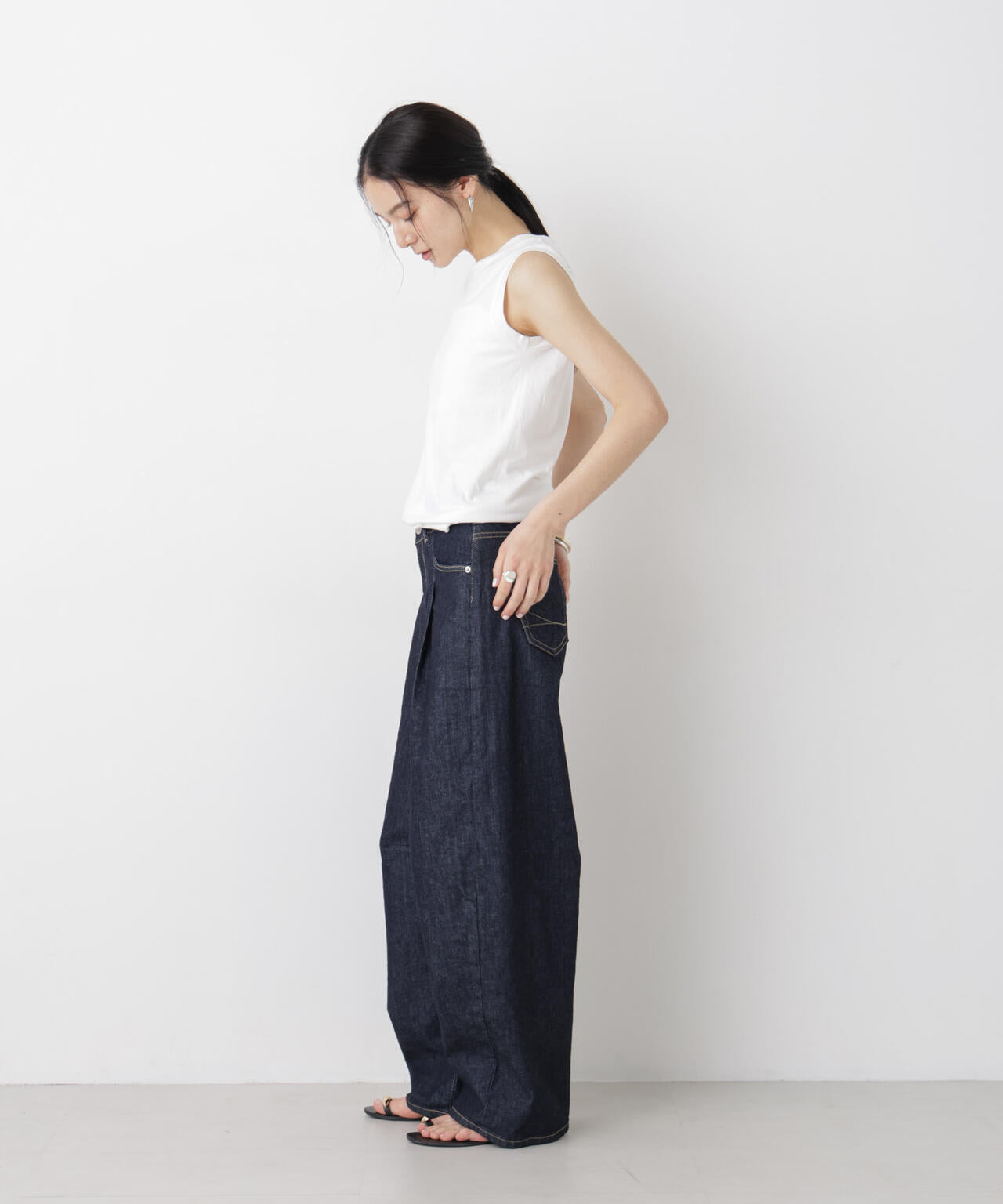 SOMETHING/HANA TUCK CURVE TAPERED 6716127009
