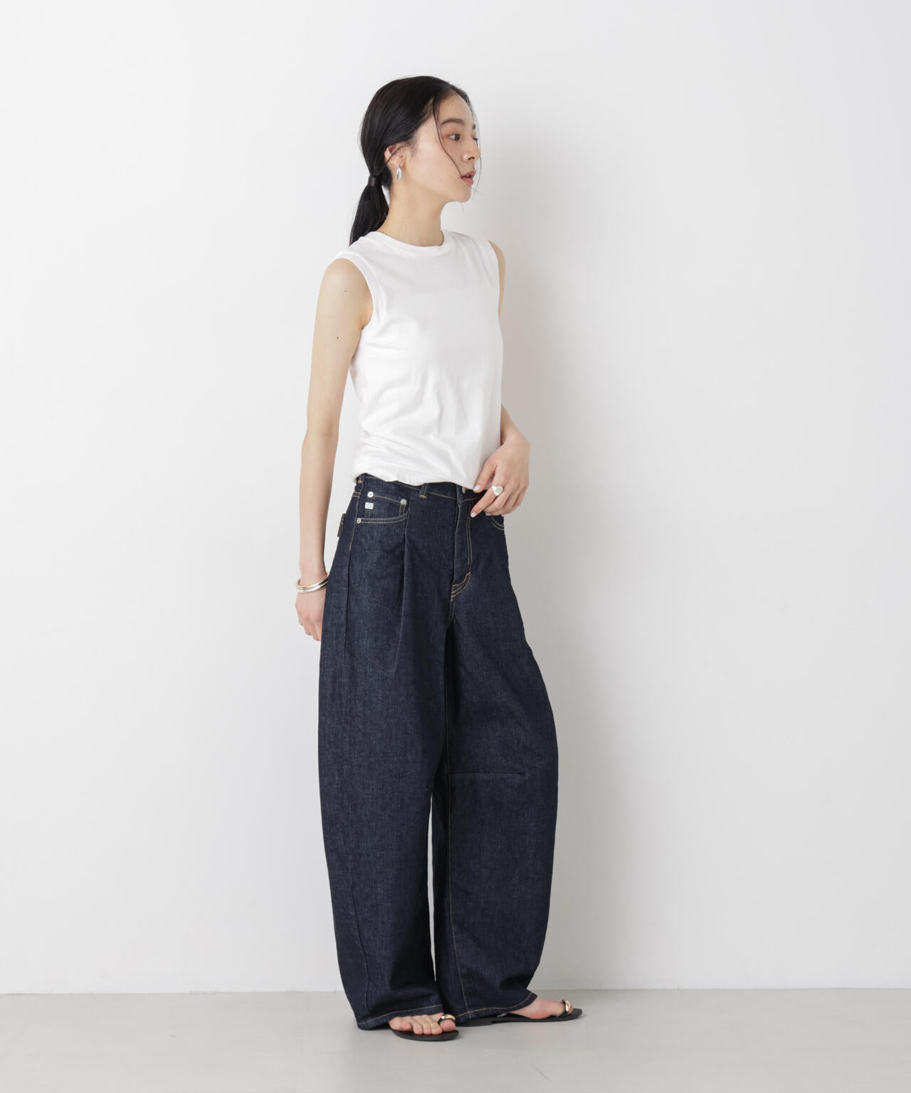 SOMETHING/HANA TUCK CURVE TAPERED 6716127009