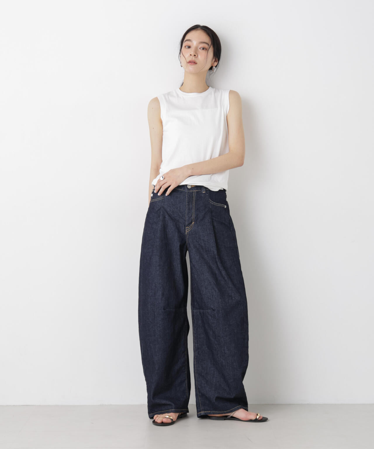 SOMETHING/HANA TUCK CURVE TAPERED 6716127009