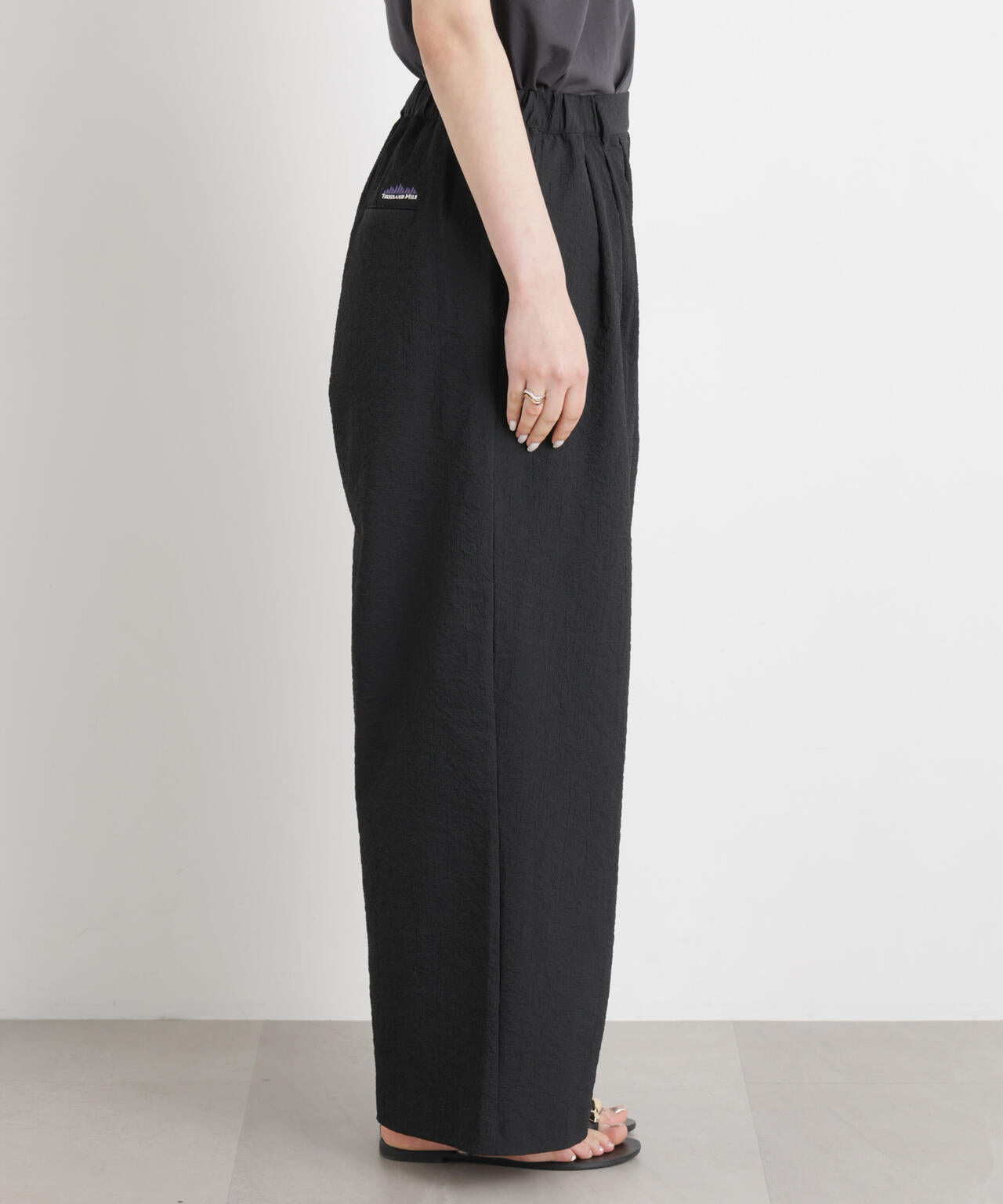 THOUSAND MILE/SEERSUCKER WIDE PANTS(セットアップ可) 6716127016