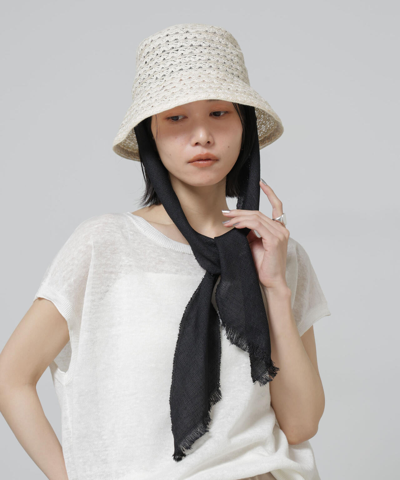 La Maison de Lyllis/CLOCHE SCARF 6716139006