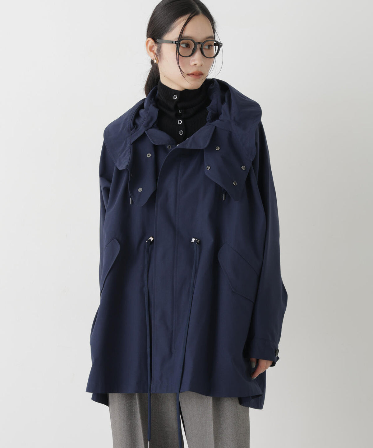 VACHEMENT/シェルタフタモッズコート 6716211001
