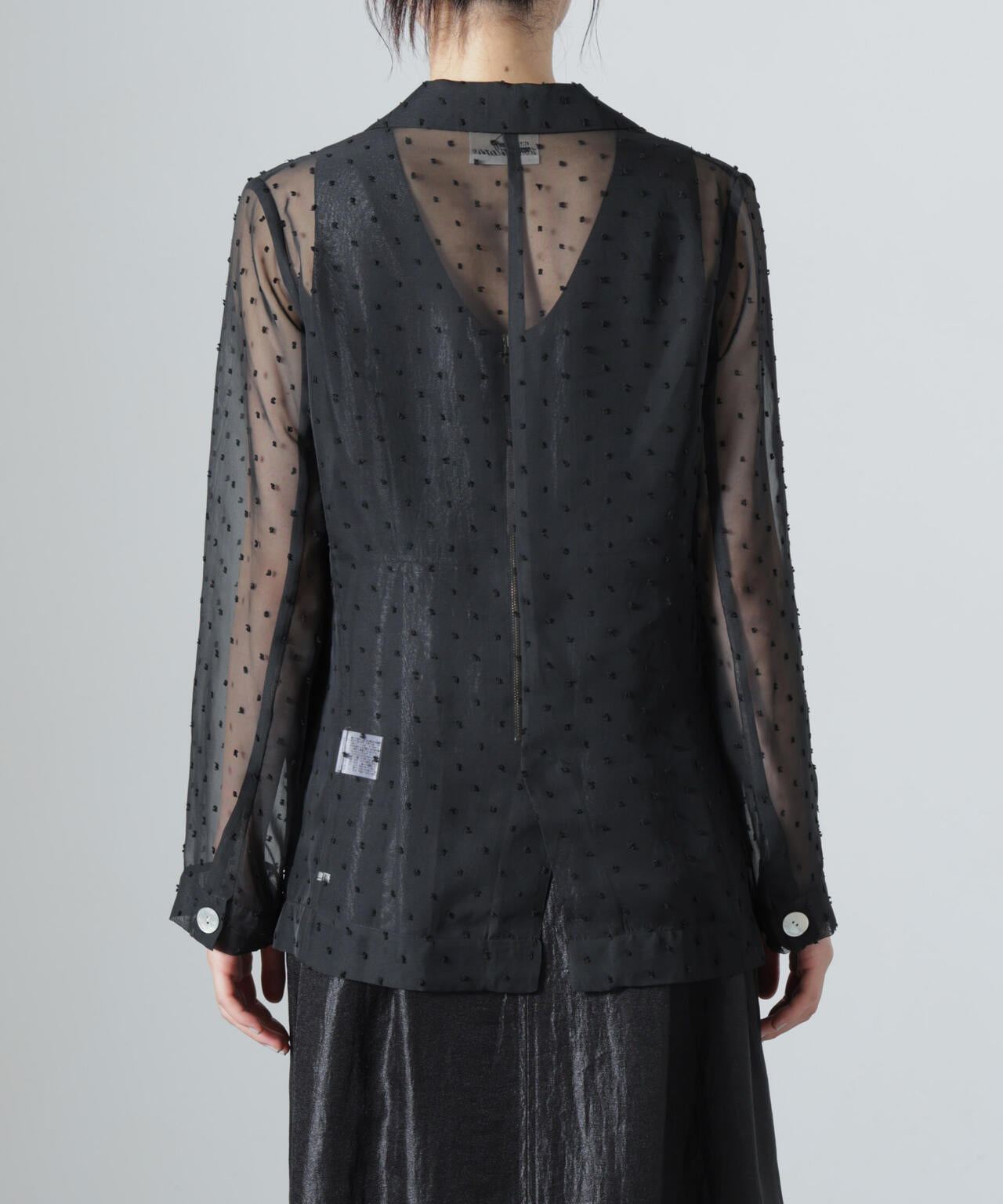 troisiemechaco/SHEER CUT JACQUARD ジャケット 6716216007