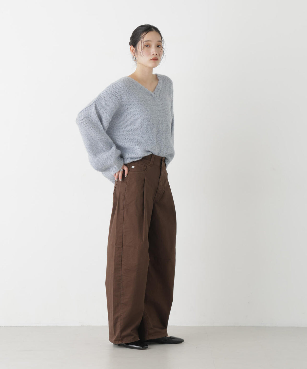 TRICOTS JEAN MARC/Vネックプルオーバー 6716222001