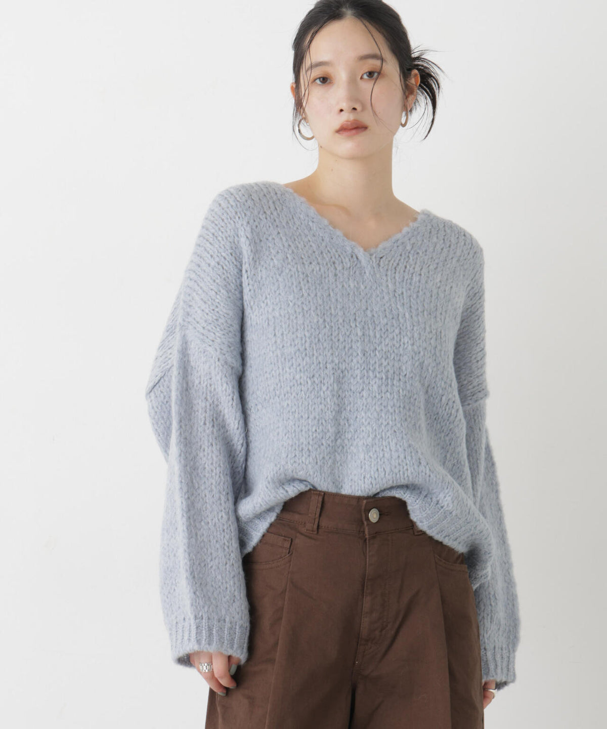 TRICOTS JEAN MARC/Vネックプルオーバー 6716222001