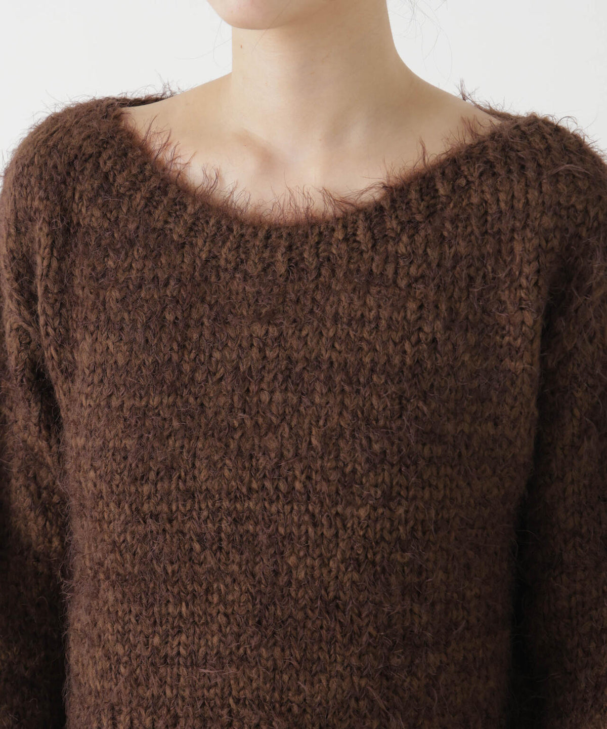 TRICOTS JEAN MARC/ボートネックショートプルオーバー 6716222002