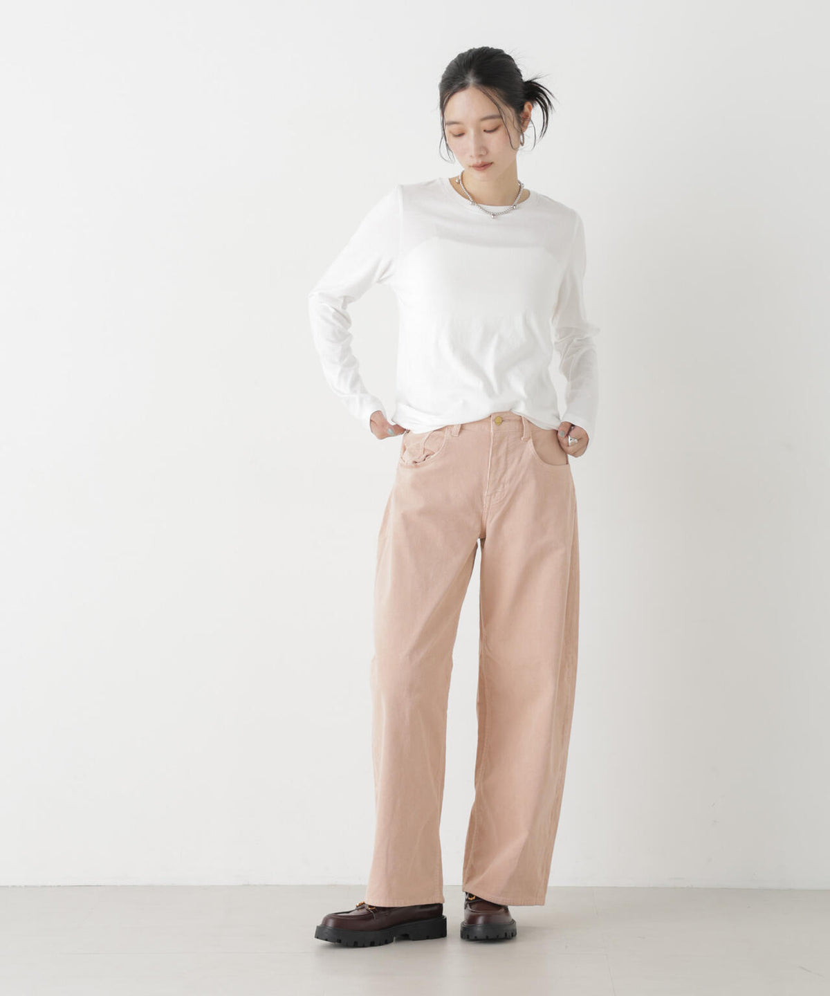 Hanes/2P Japan Fit for HER ロングスリーブT 6716223002