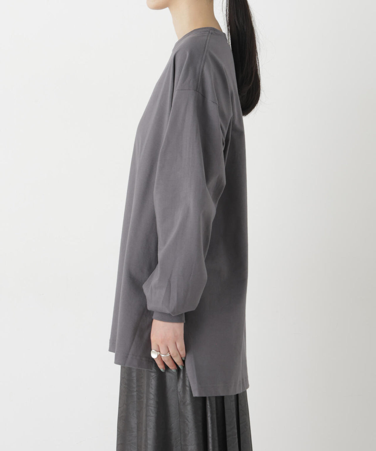 Hanes/1P BEEFY-T for HER ロングスリーブミドルT 6716223003