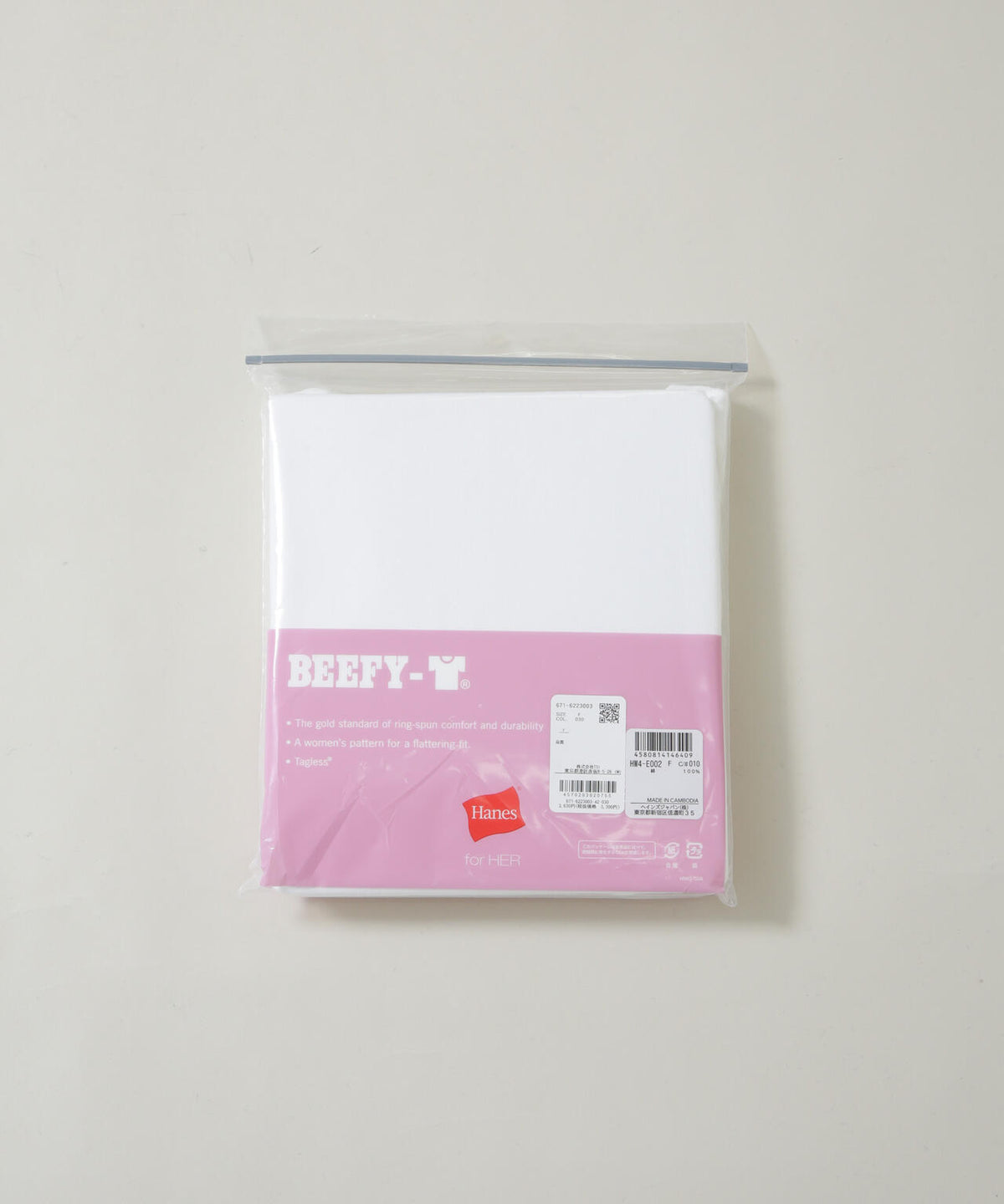 Hanes/1P BEEFY-T for HER ロングスリーブミドルT 6716223003