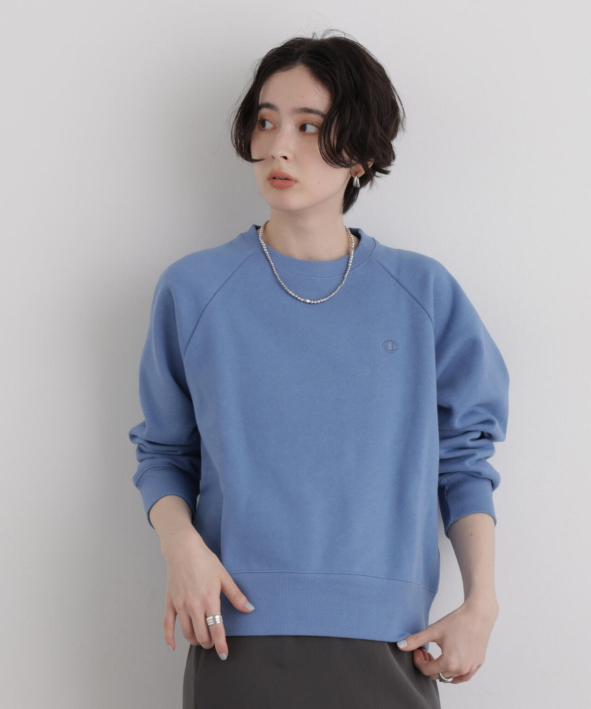 Champion/RAGLAN SLEEVE SWEATSHIRT 6716223004