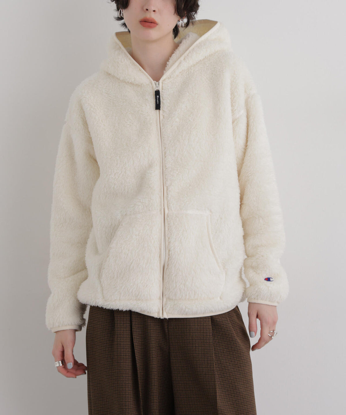 Champion/ZIP HOODED JACKET 6716223006