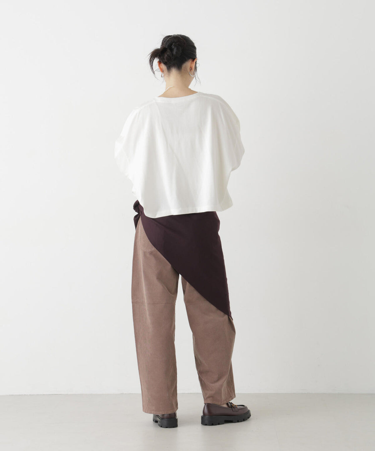 Hanes/1P SHIRO for HER クロップドワイドT 6716223009