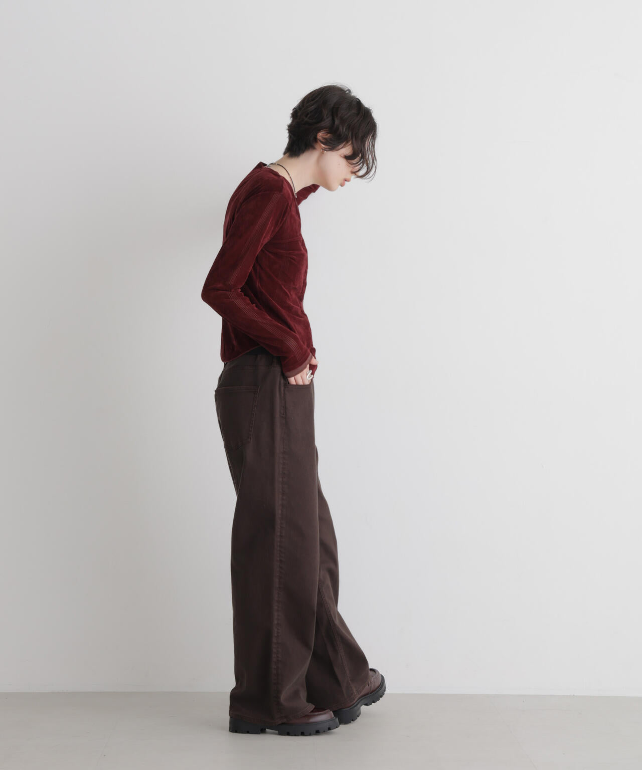 Robert P. Miller/別注 フロッキーメッシュカーデ 6716223012