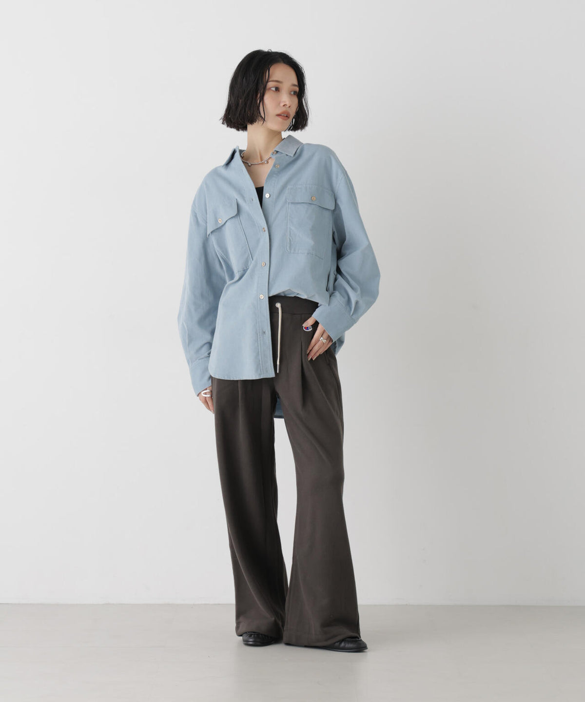 Champion/WIDE SWEATPANTS 6716227009