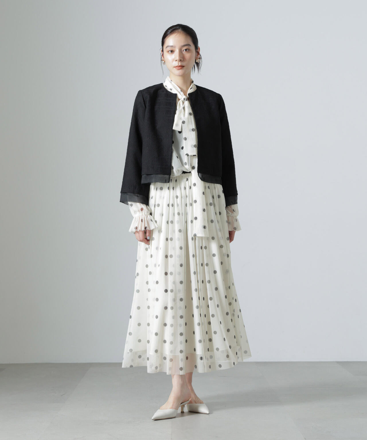 troisiemechaco/DOT×TULLE スカート(セットアップ可) 6716230006