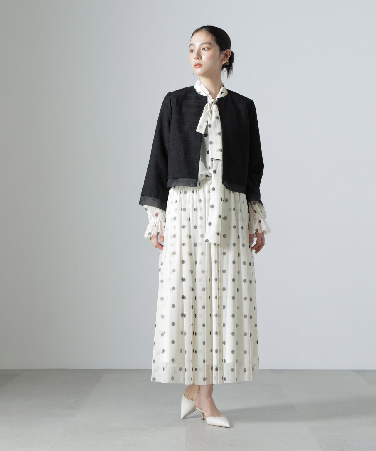 troisiemechaco/DOT×TULLE スカート(セットアップ可) 6716230006