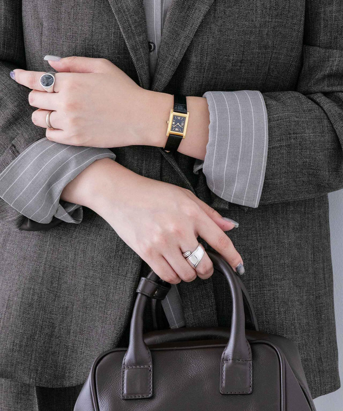 SEIKO/セイコー コラボレーション ソーラーレザー ブラック 6716237015