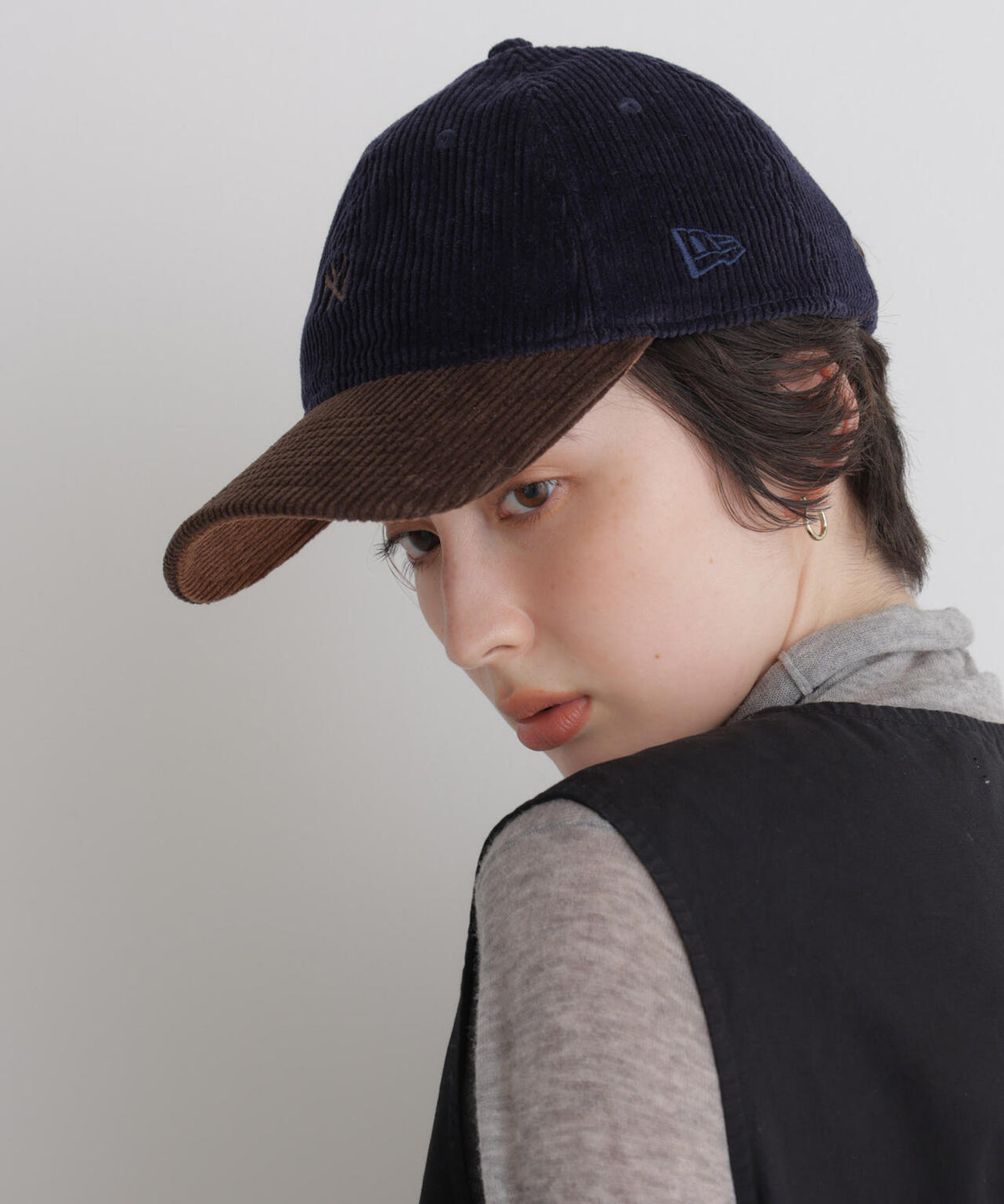 NEW ERA(R)/別注 CC NEYYAN MINILOGO corduroy 6716239001