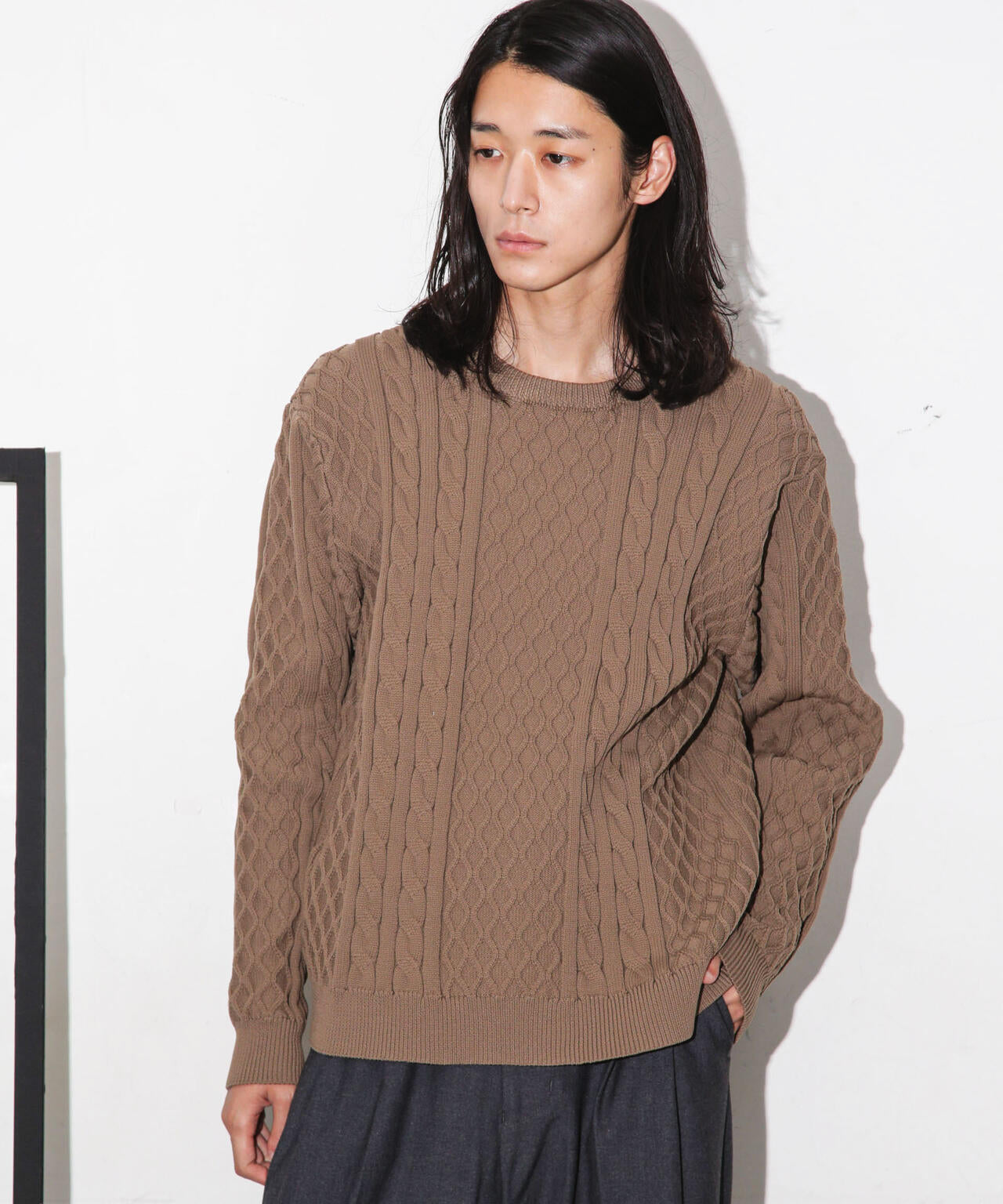 テックニット 総柄プルオーバー 6723222210