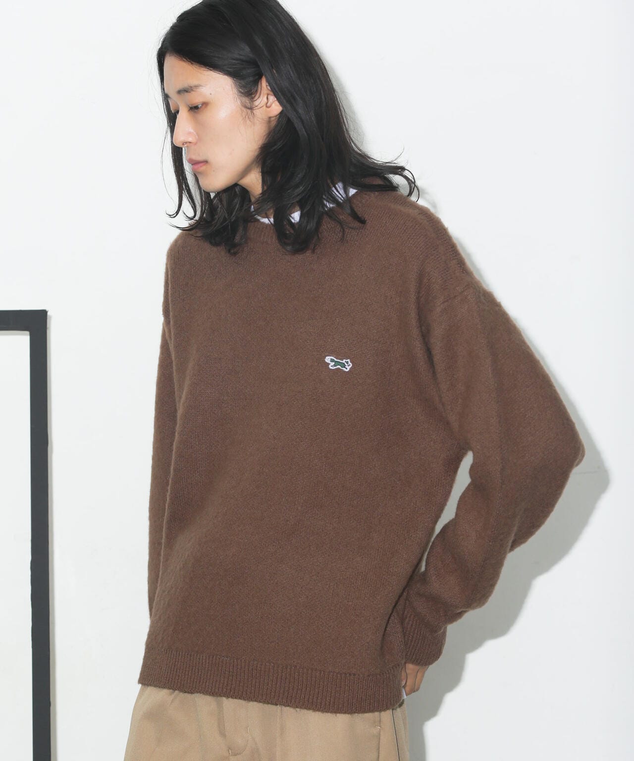 「Penney's別注」モヘヤタッチクルーネック 6723222228