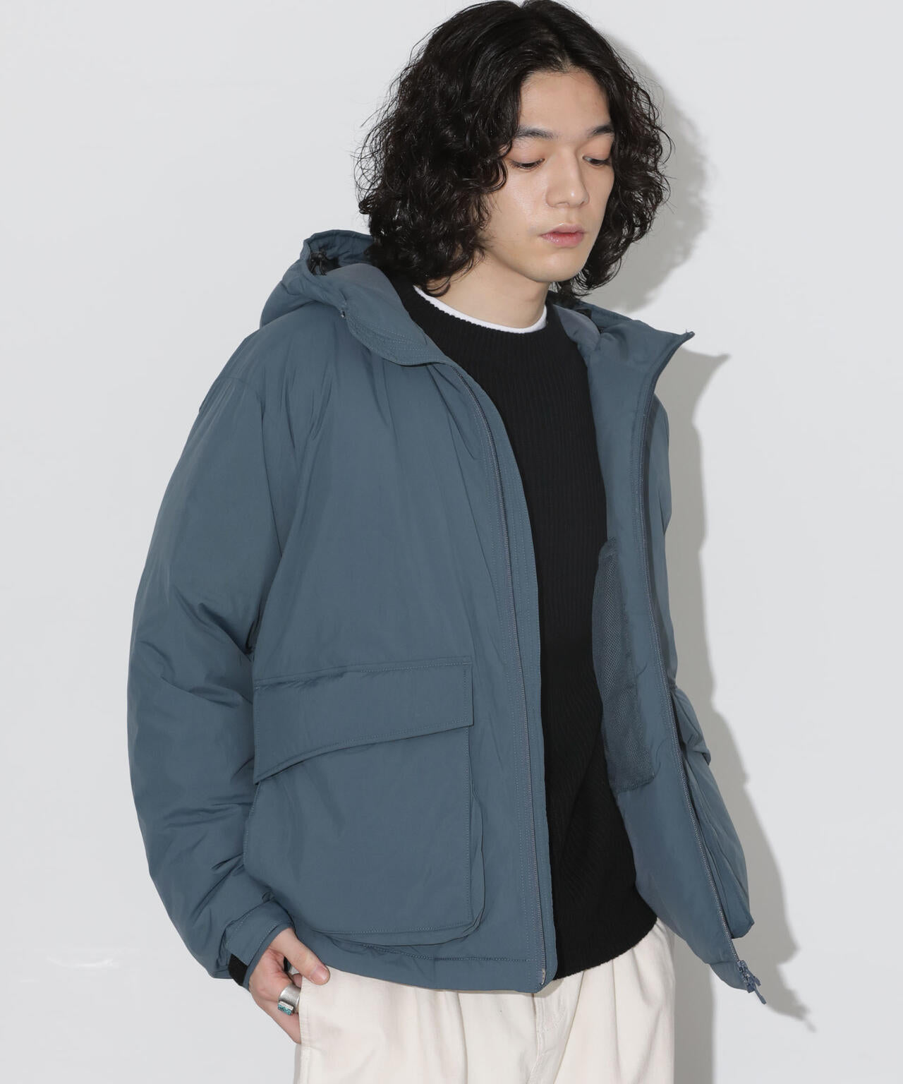 パテッドフードブルゾン 6724112204