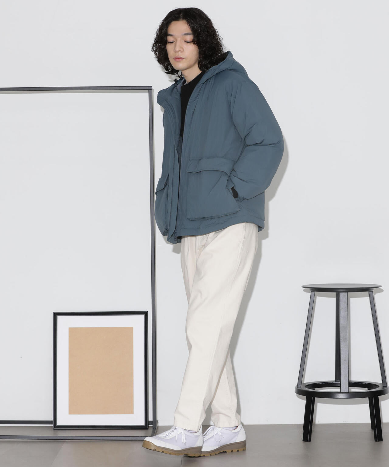 パテッドフードブルゾン 6724112204