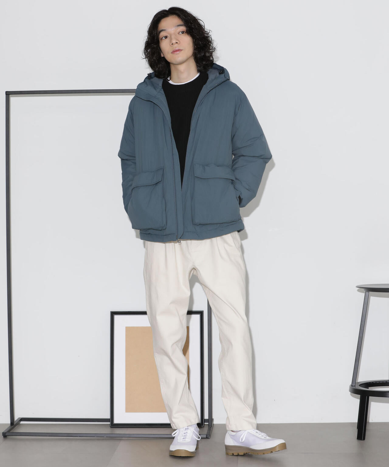 パテッドフードブルゾン 6724112204