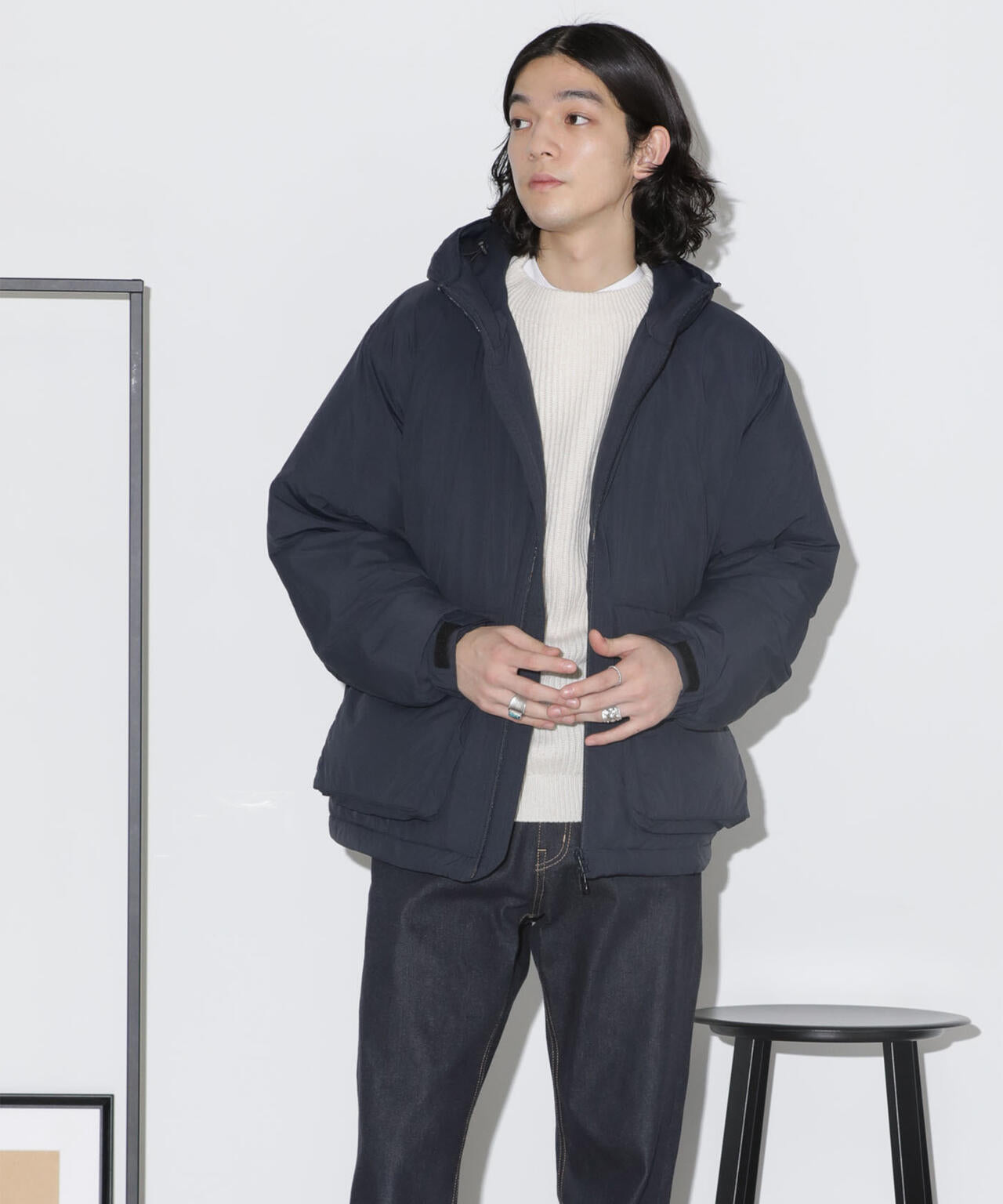 パテッドフードブルゾン 6724112204