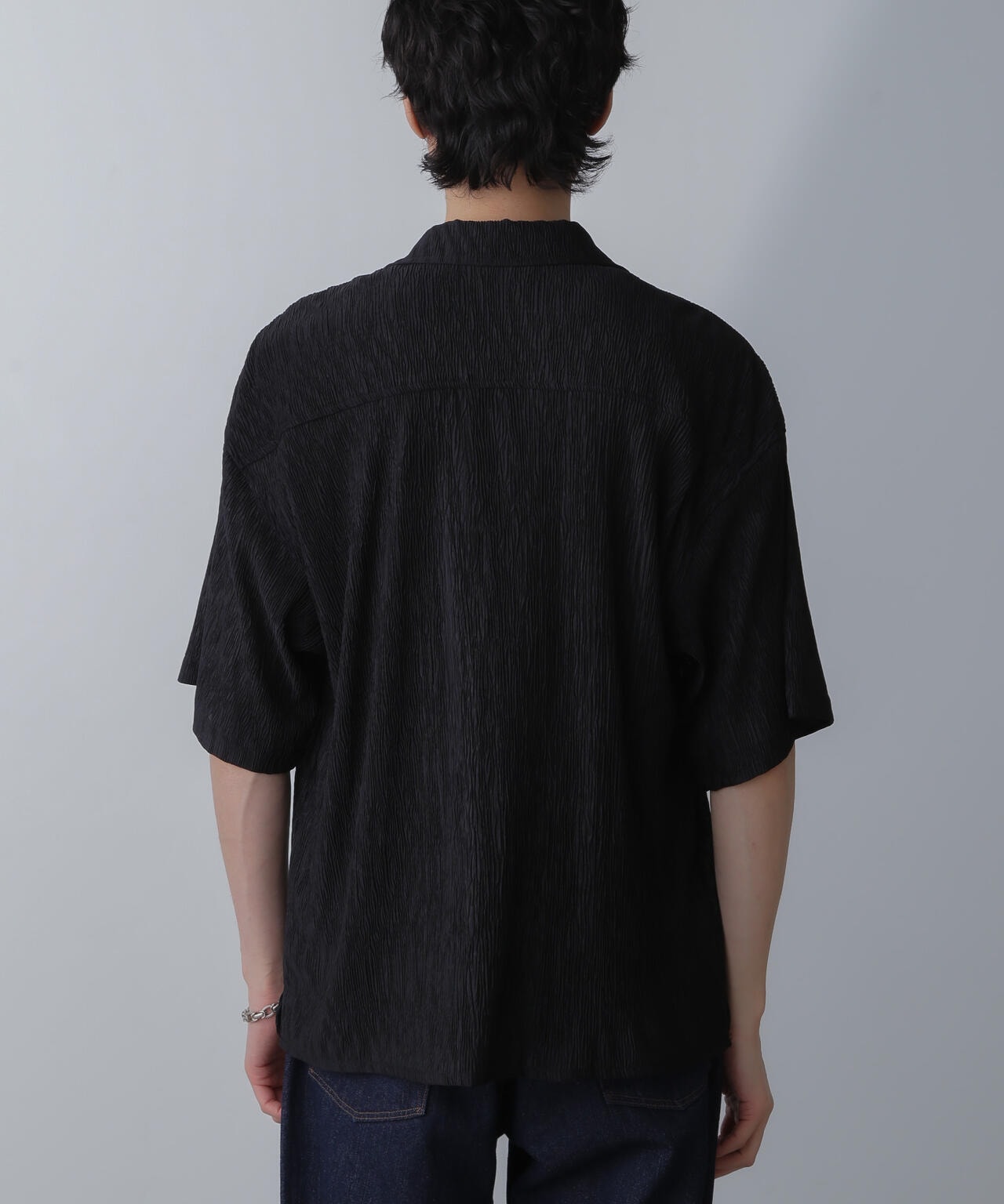 NORMANBROS別注ワイドポケット楊柳シャツ 半袖 6724121214