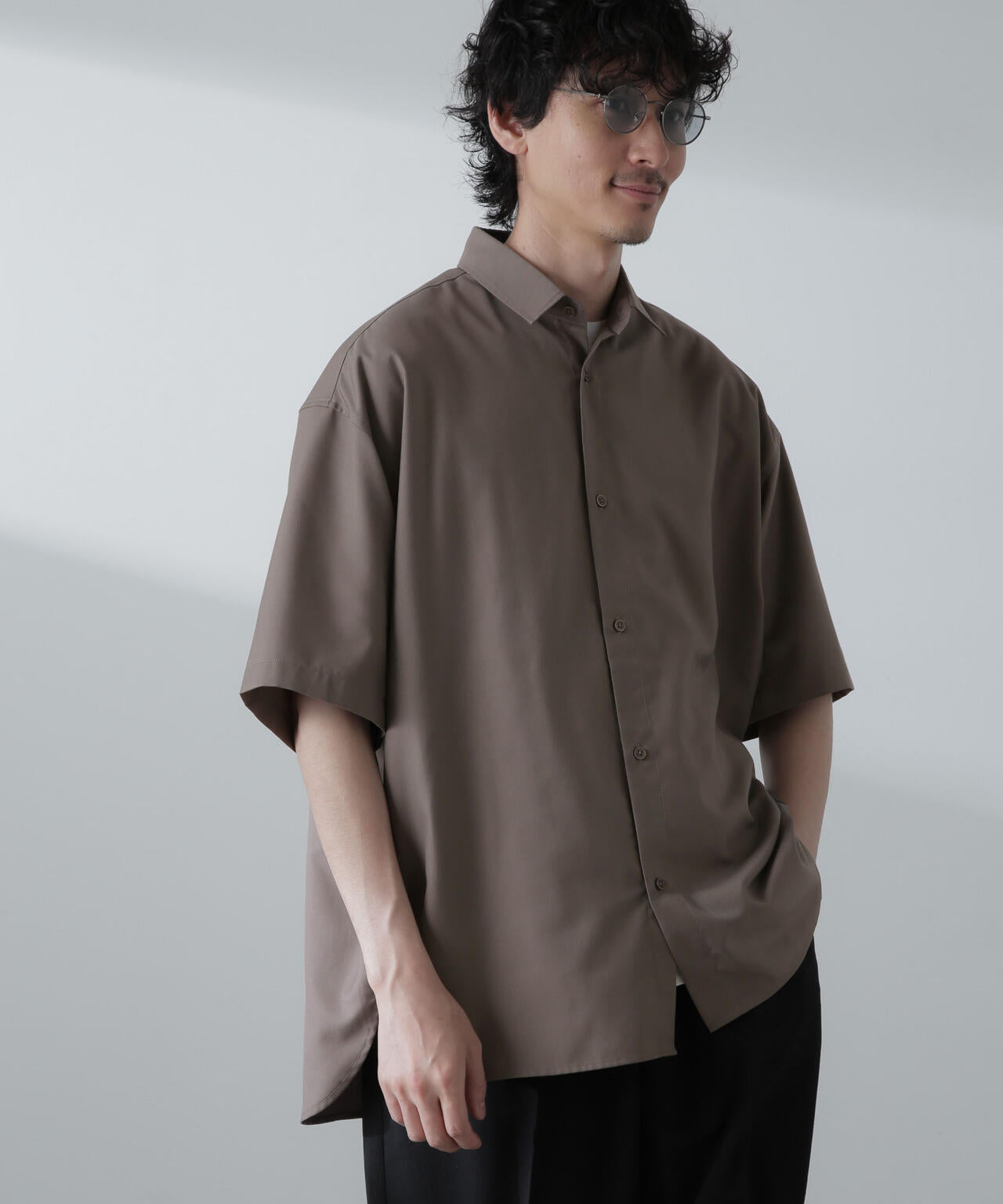 ビッグドレープシャツ 半袖 6724121229