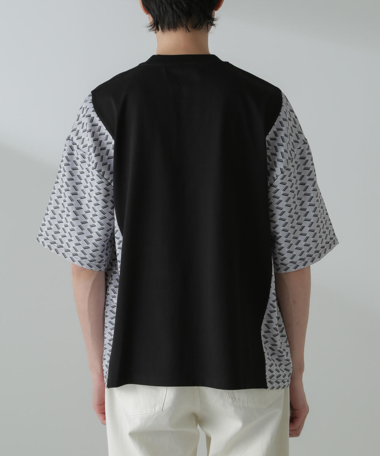 切り替えパターンTシャツ 半袖(セットアップ可) 6724124221
