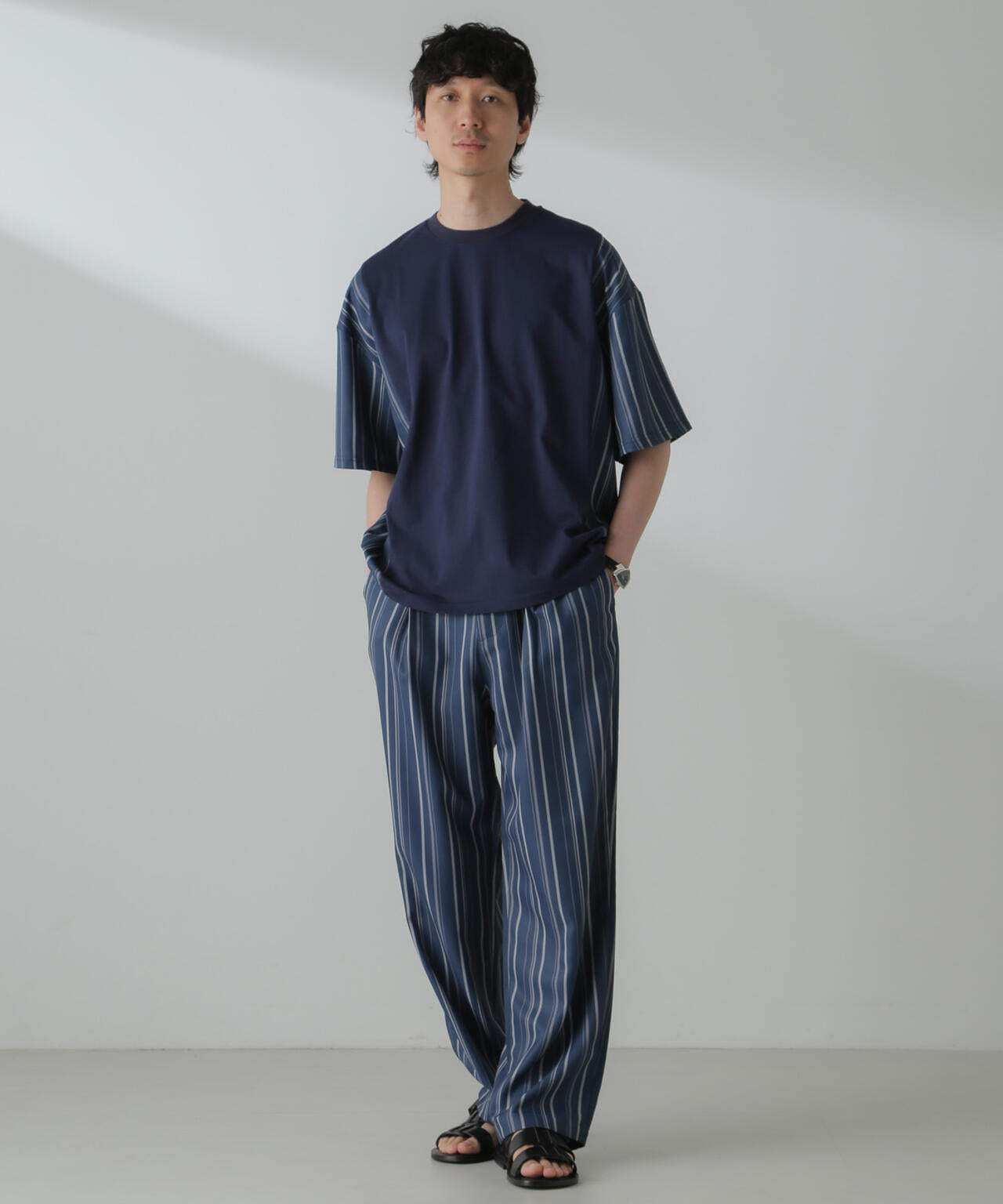 切り替えパターンTシャツ 半袖(セットアップ可) 6724124221