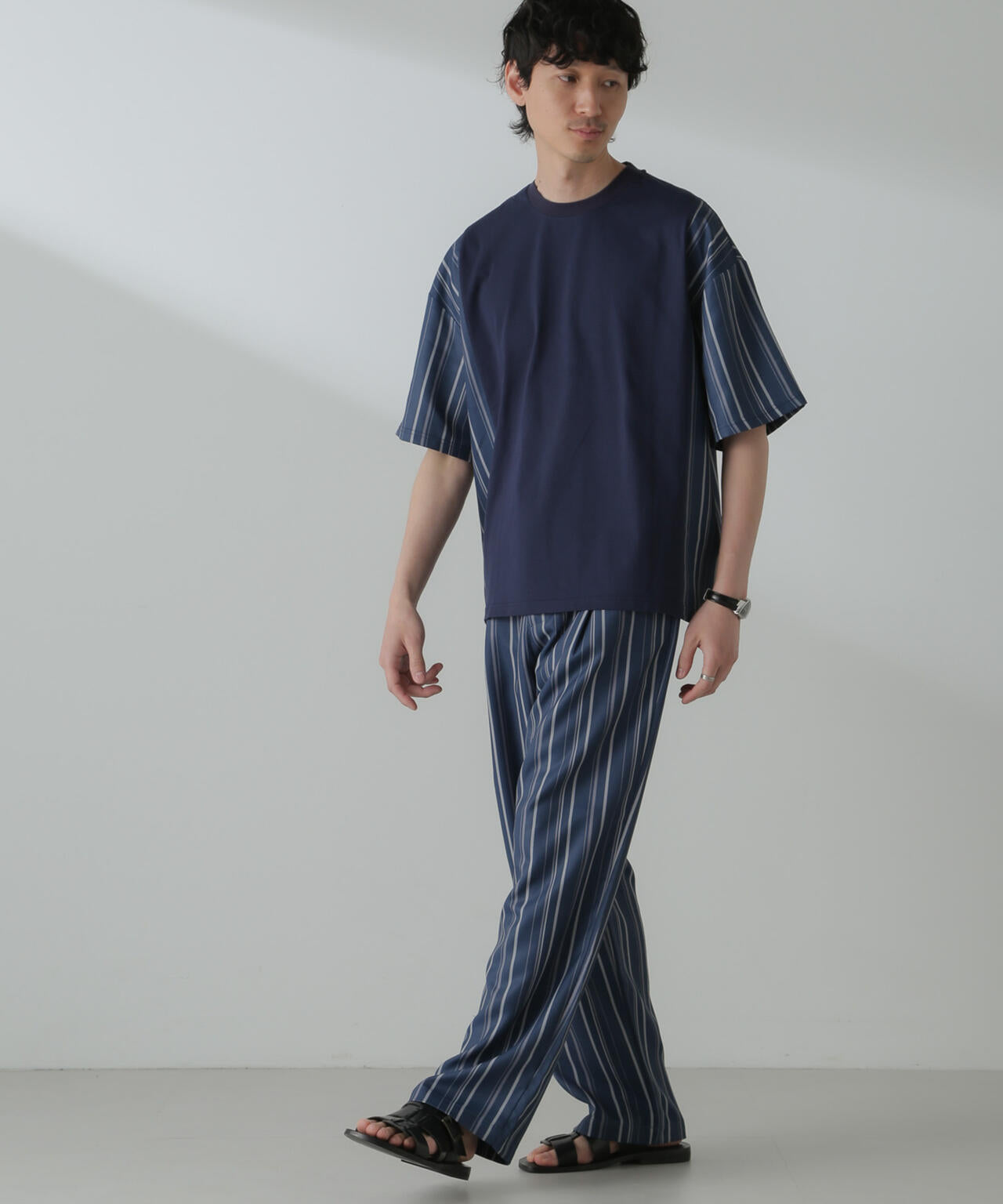 切り替えパターンTシャツ 半袖(セットアップ可) 6724124221