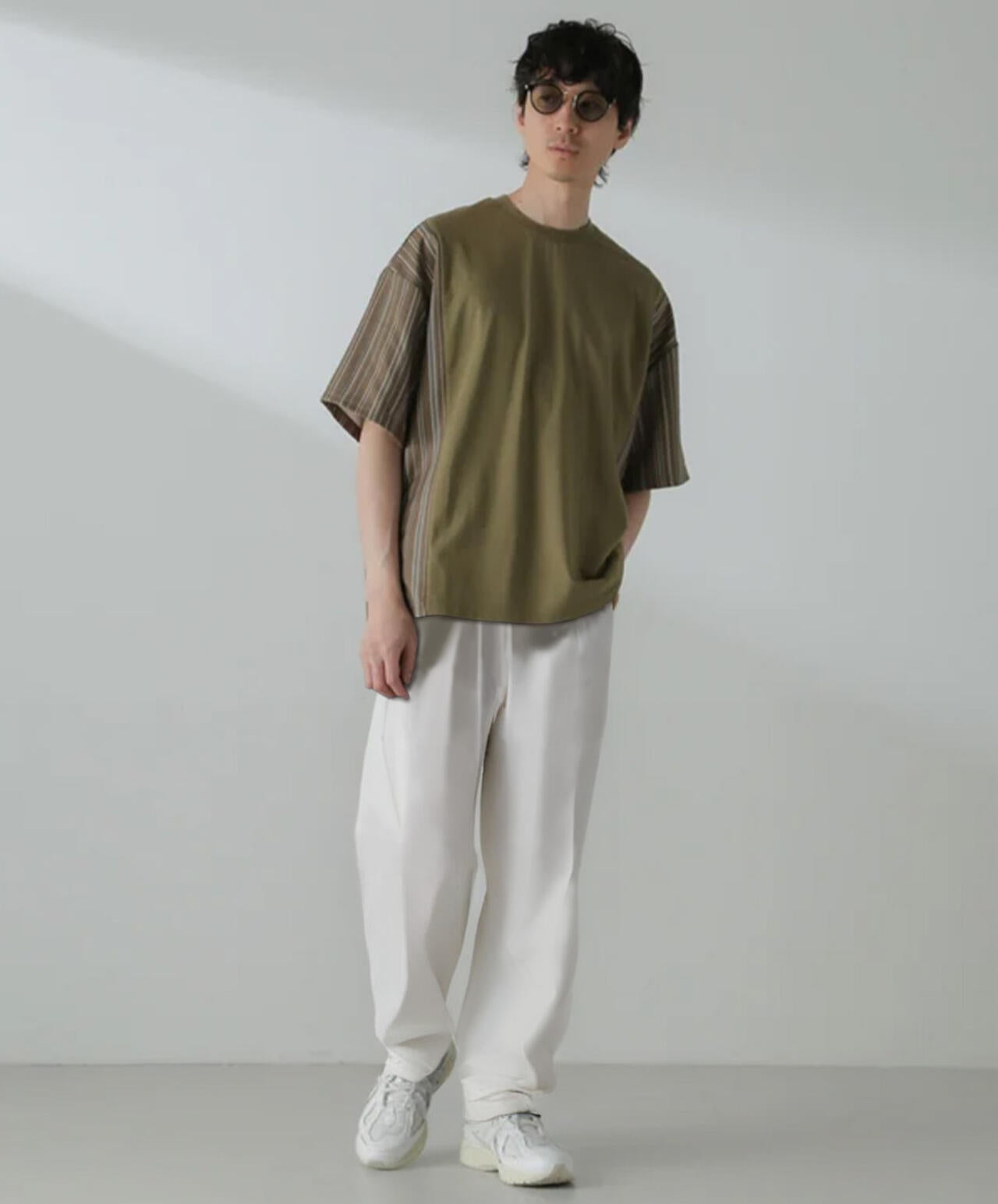 切り替えパターンTシャツ 半袖(セットアップ可) 6724124221