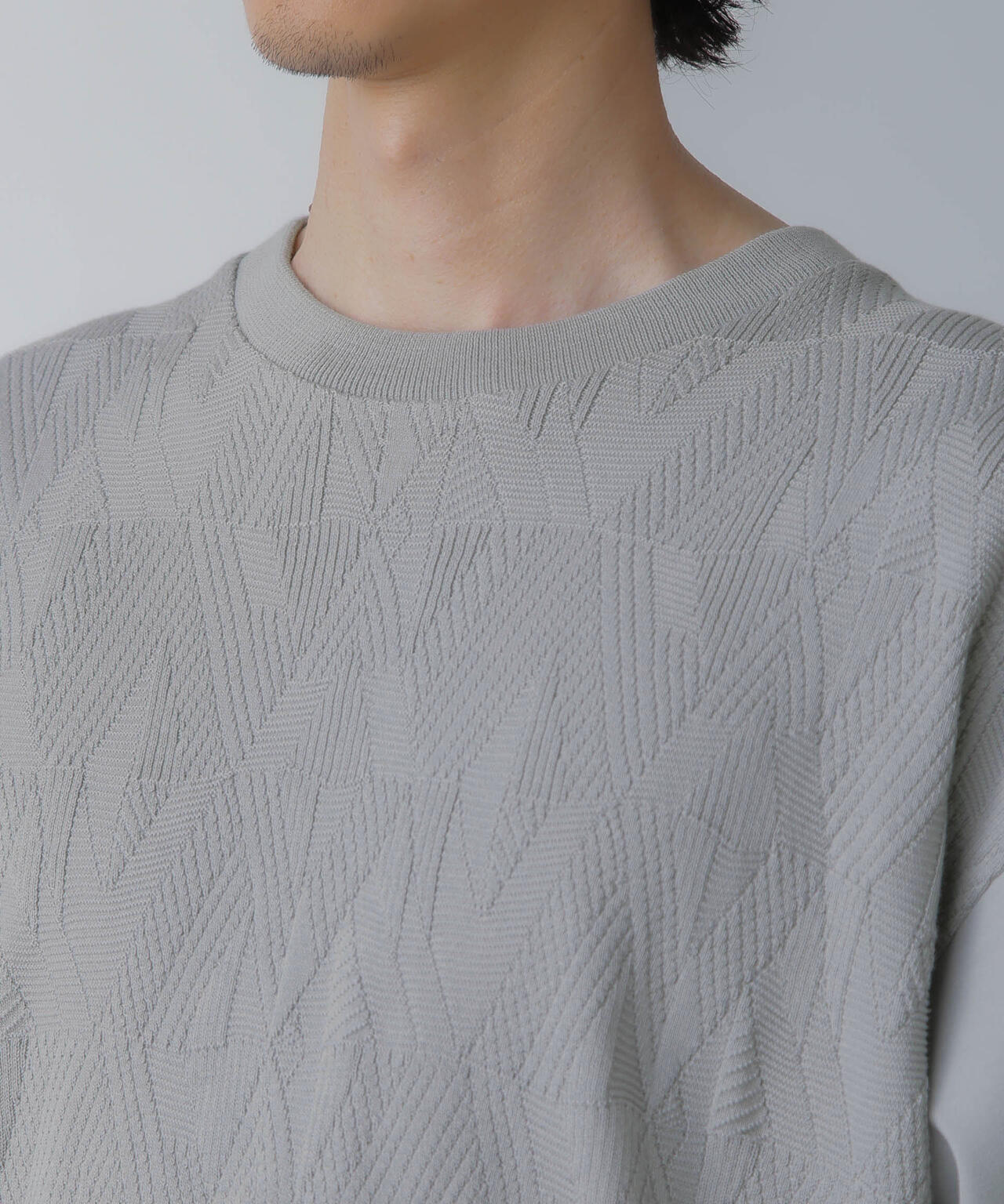 ツートーン切り替えTシャツ 半袖 6724124224