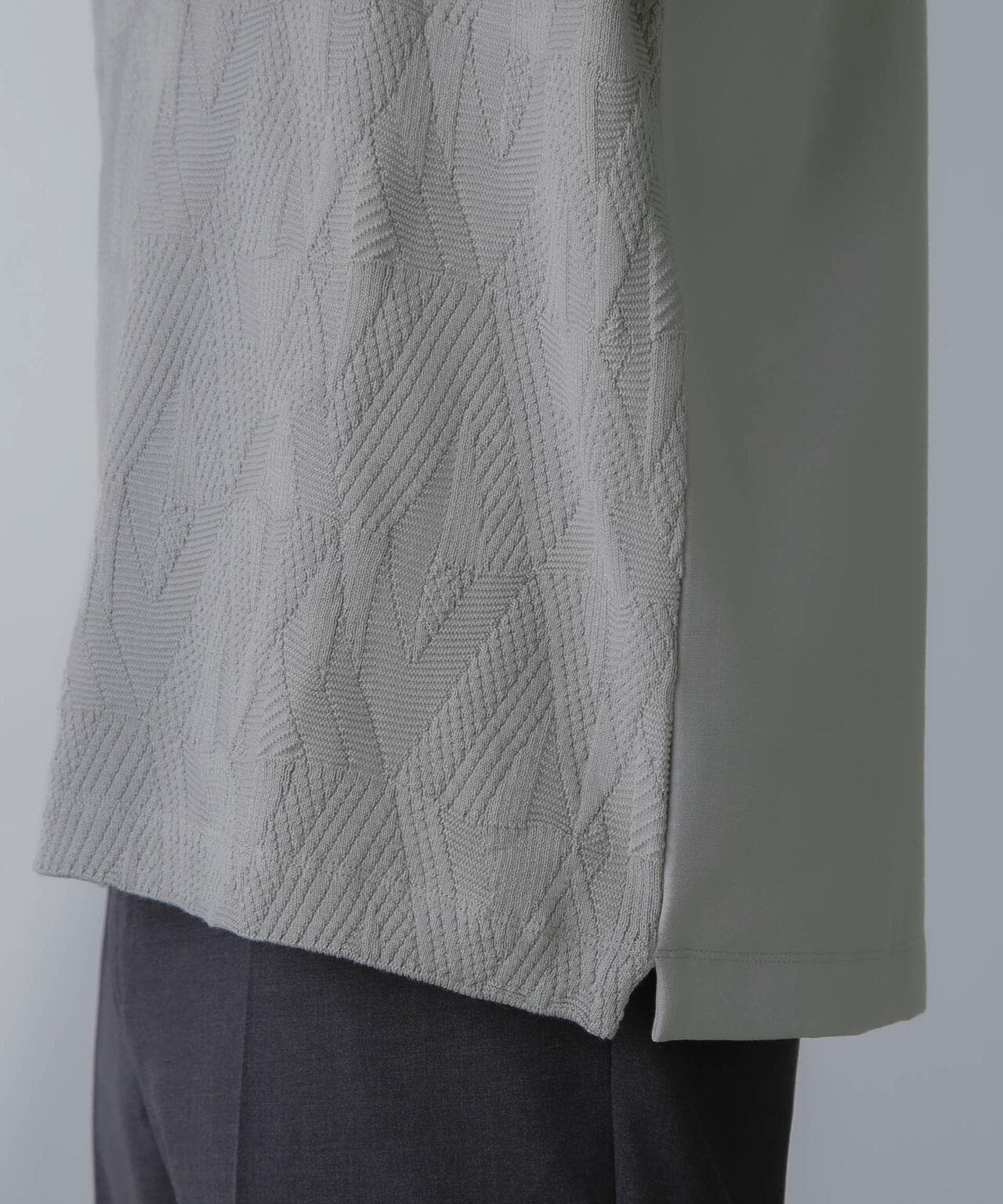 ツートーン切り替えTシャツ 半袖 6724124224
